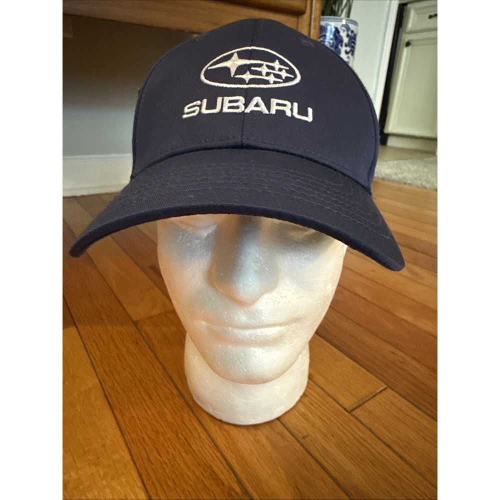Subaru Gear Navy Blue Adjustable SnapBack  Hat One Size Official Merchandise